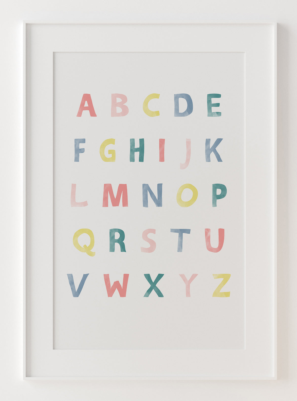 Nursery Alphabet Print