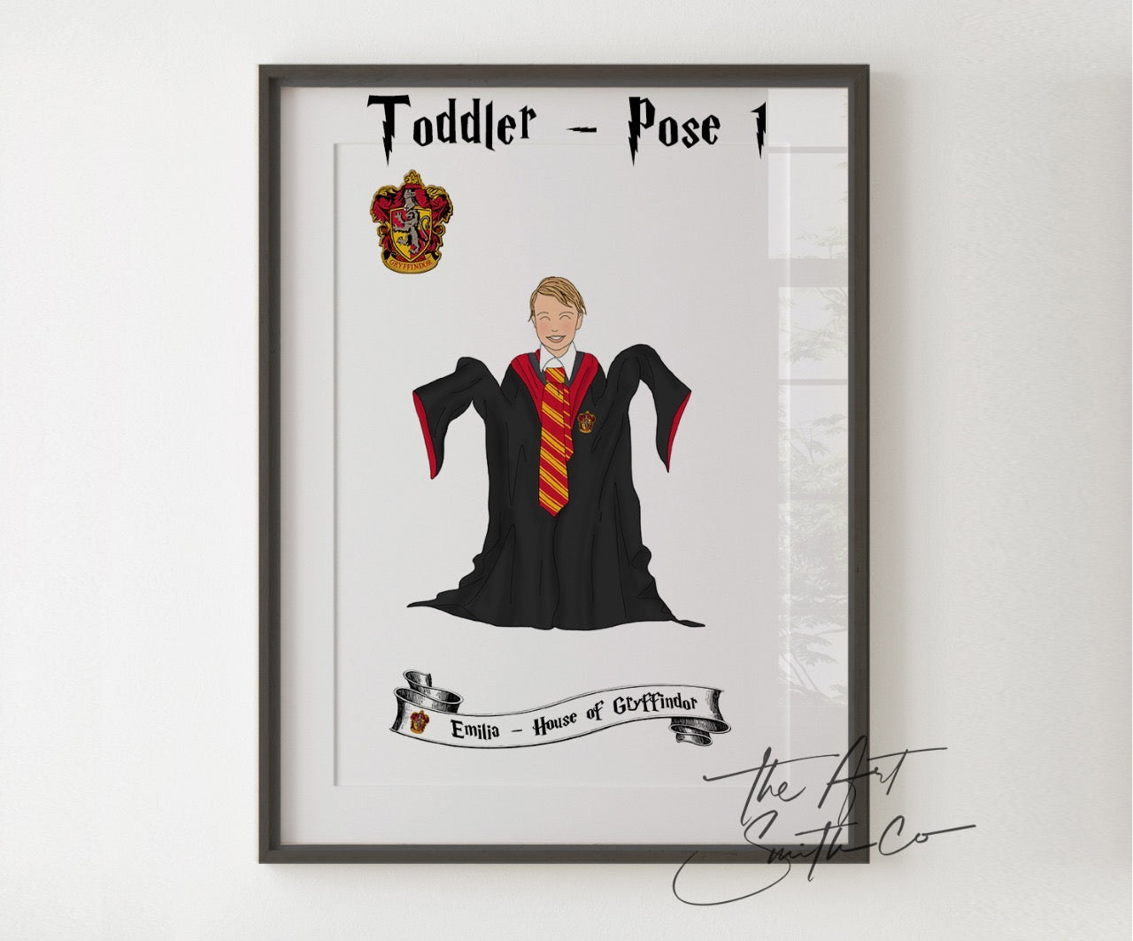 Slytherin Personalised Illustration