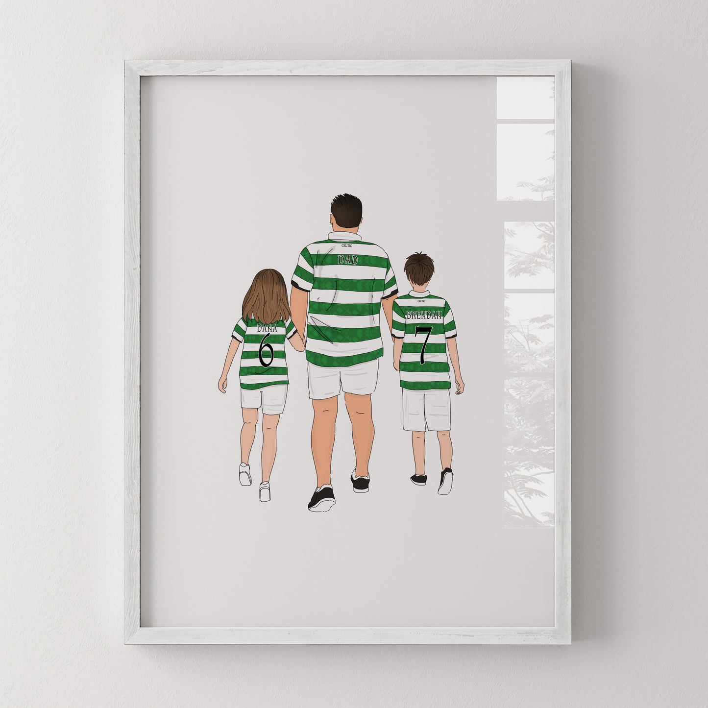 Sport Team Portrait Illustration