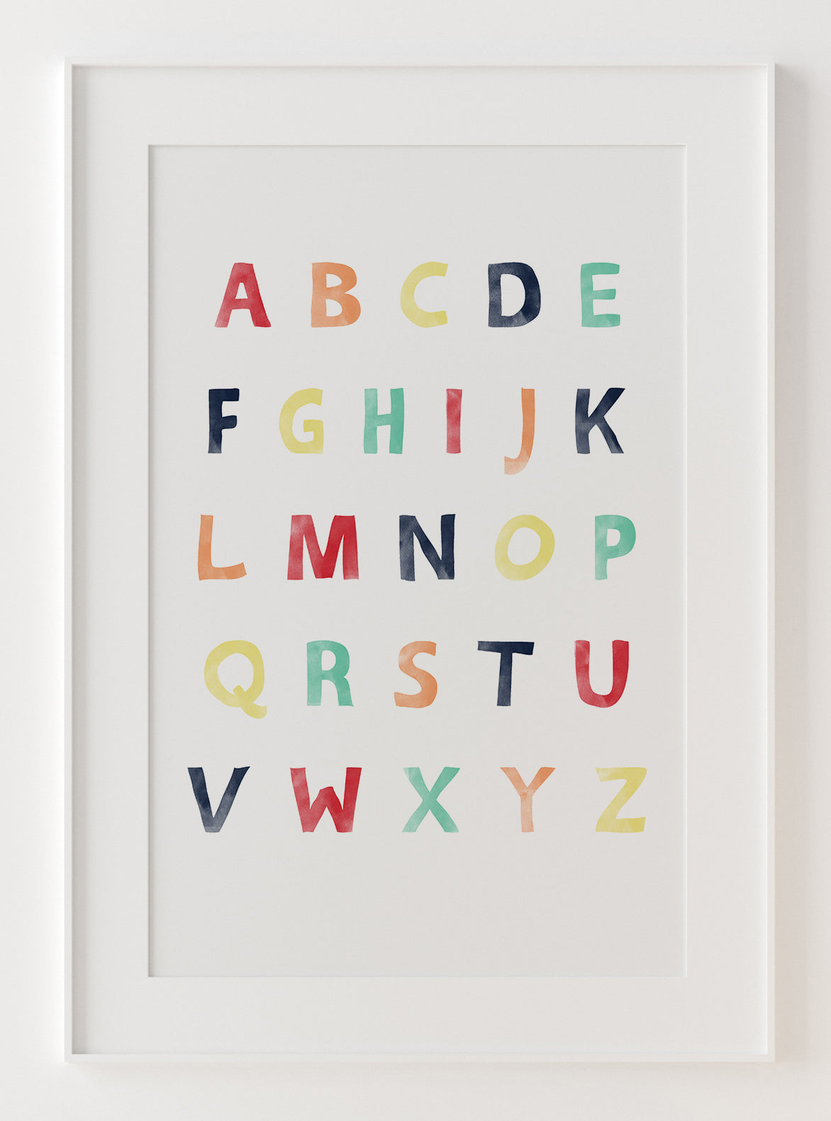 Nursery Alphabet Print