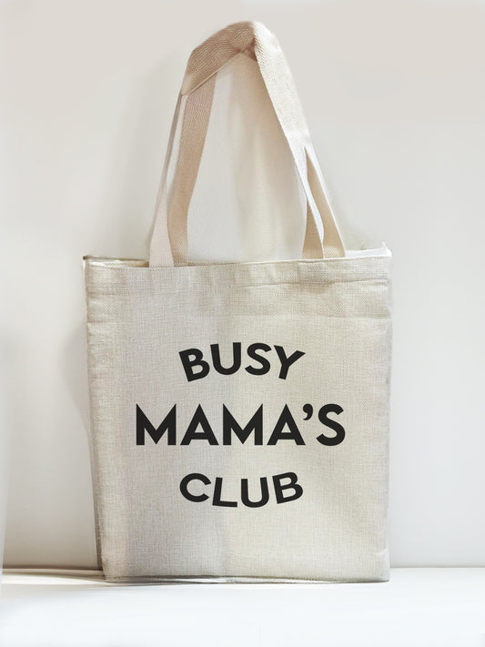 Busy Mama's Club Tote Bag
