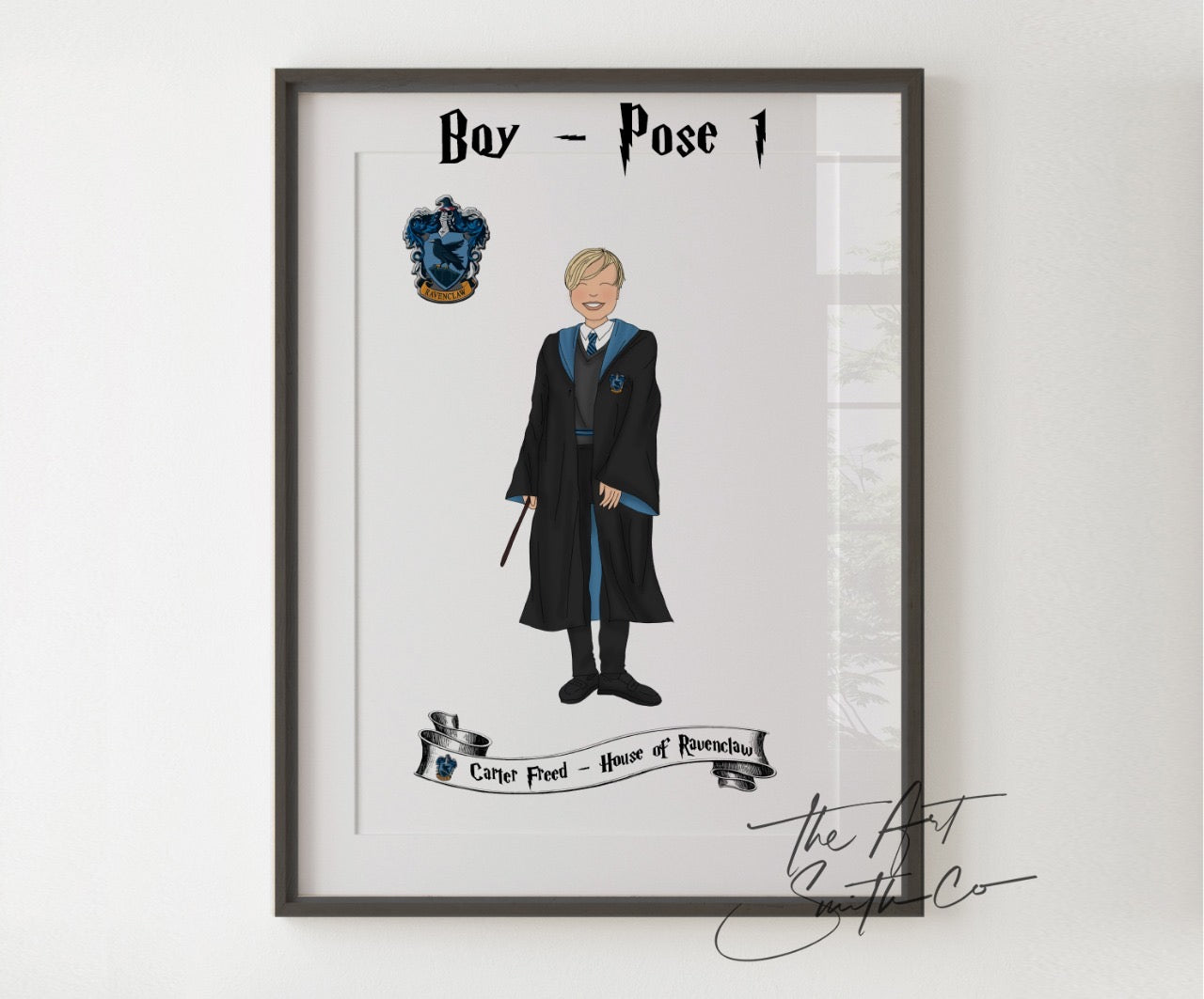 Ravenclaw Personalised Illustration
