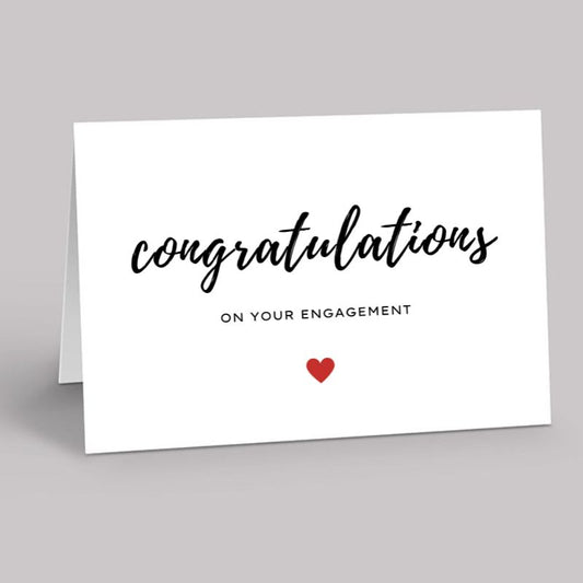 Congratulations on your engagement card