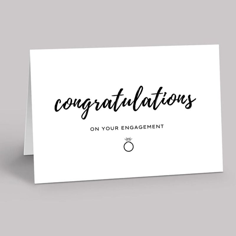 Congratulations on your engagement card