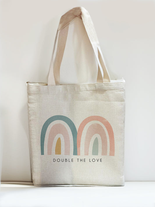 Double the Love Tote Bag