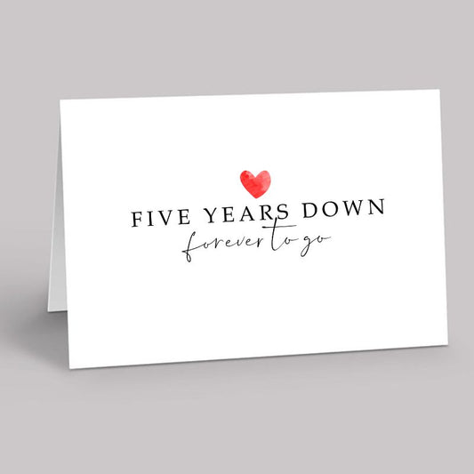 Five Years Down, Forever To Go
