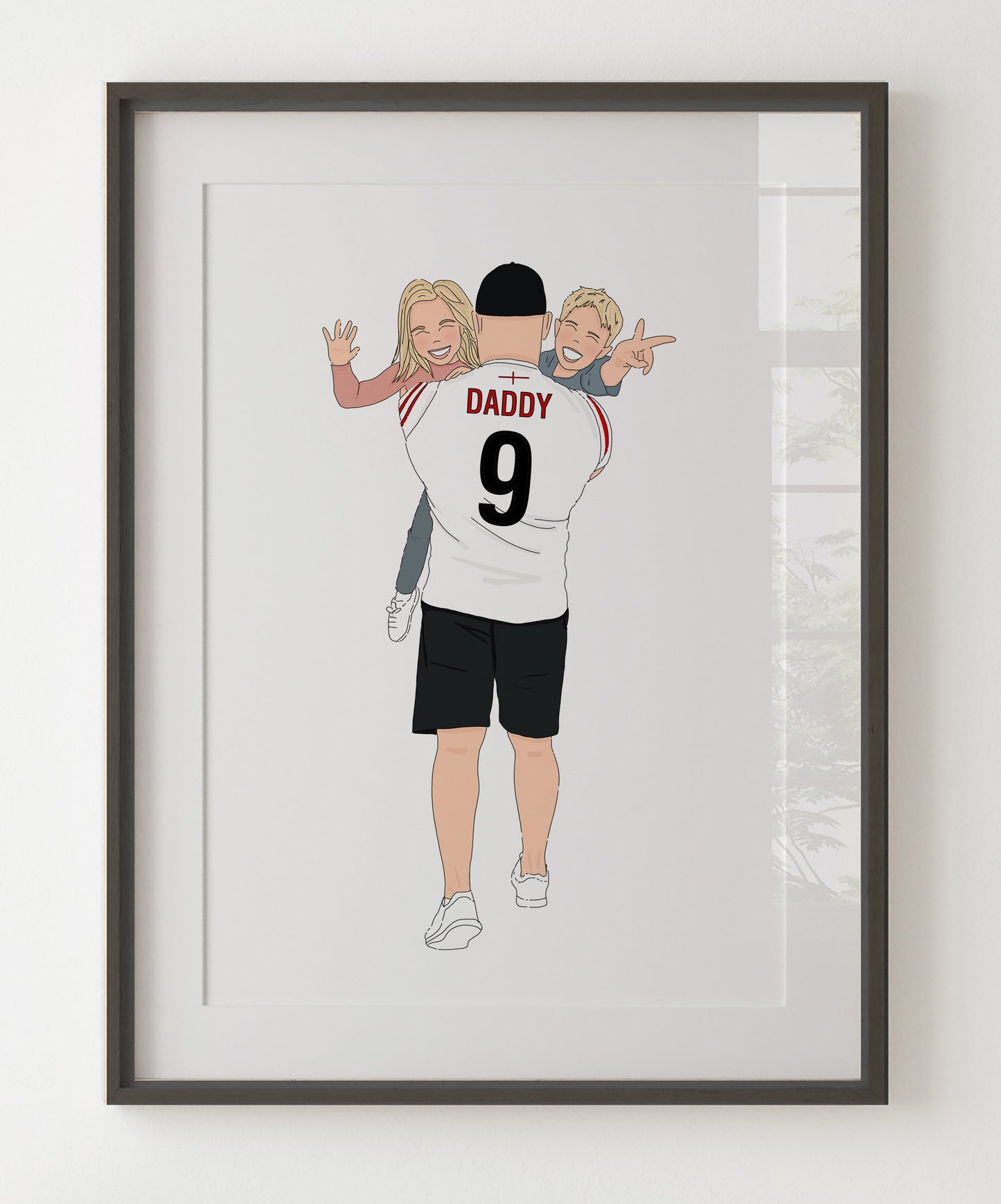 Sport Team Portrait Illustration