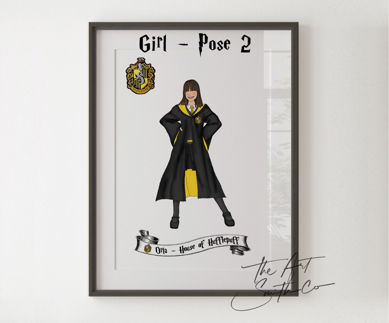 Hufflepuff Personalised Illustration
