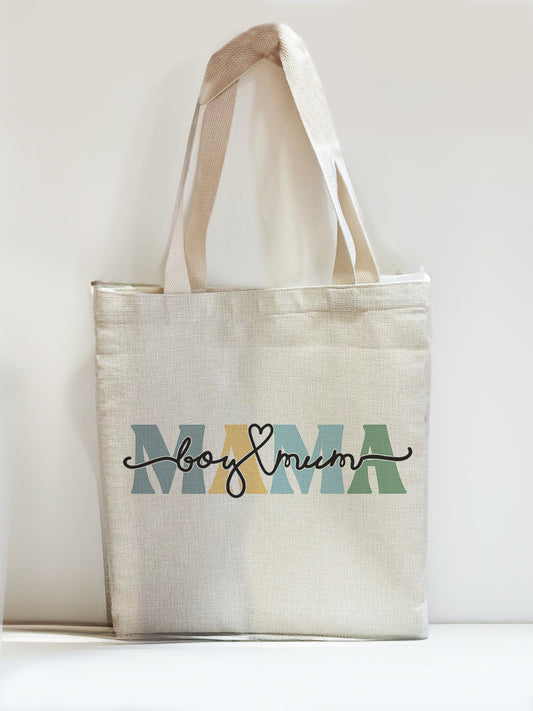 Mama Boy Mum Tote Bag