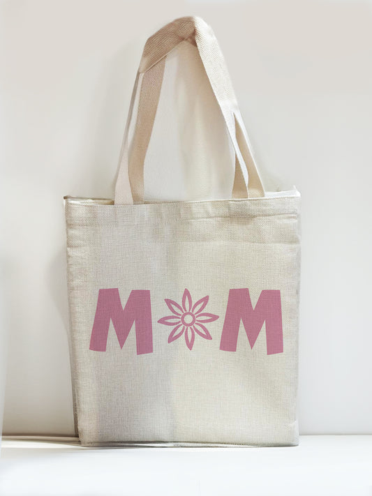 Mom Flower Tote Bag
