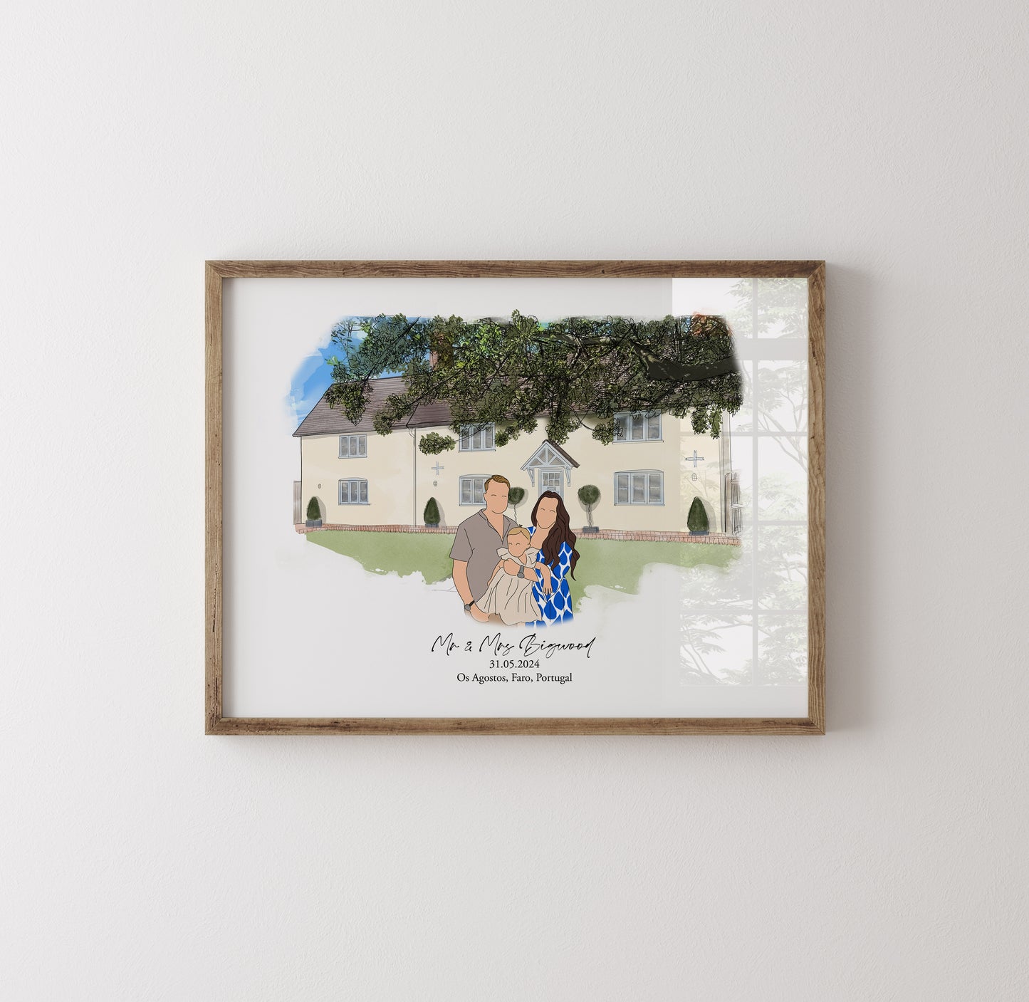Full Colour New Home Illustration