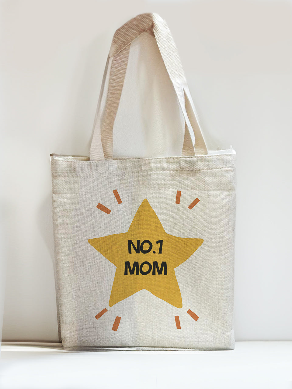 No.1 Mom Star Tote Bag