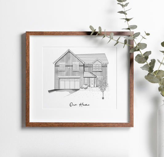 Home Line Drawing