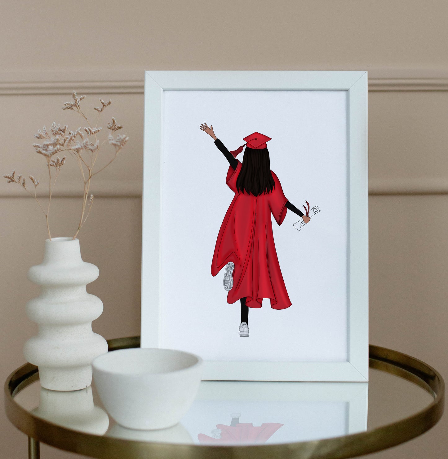 Graduation Gown Illustration