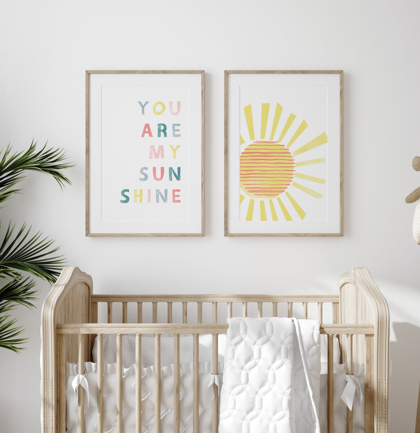 You are my sunshine nursery print