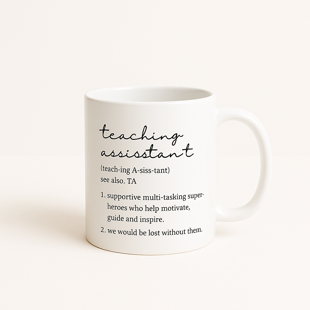 TA Dictionary Definition Mug
