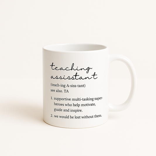 TA Dictionary Definition Mug