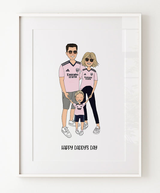Sport Team Portrait Illustration