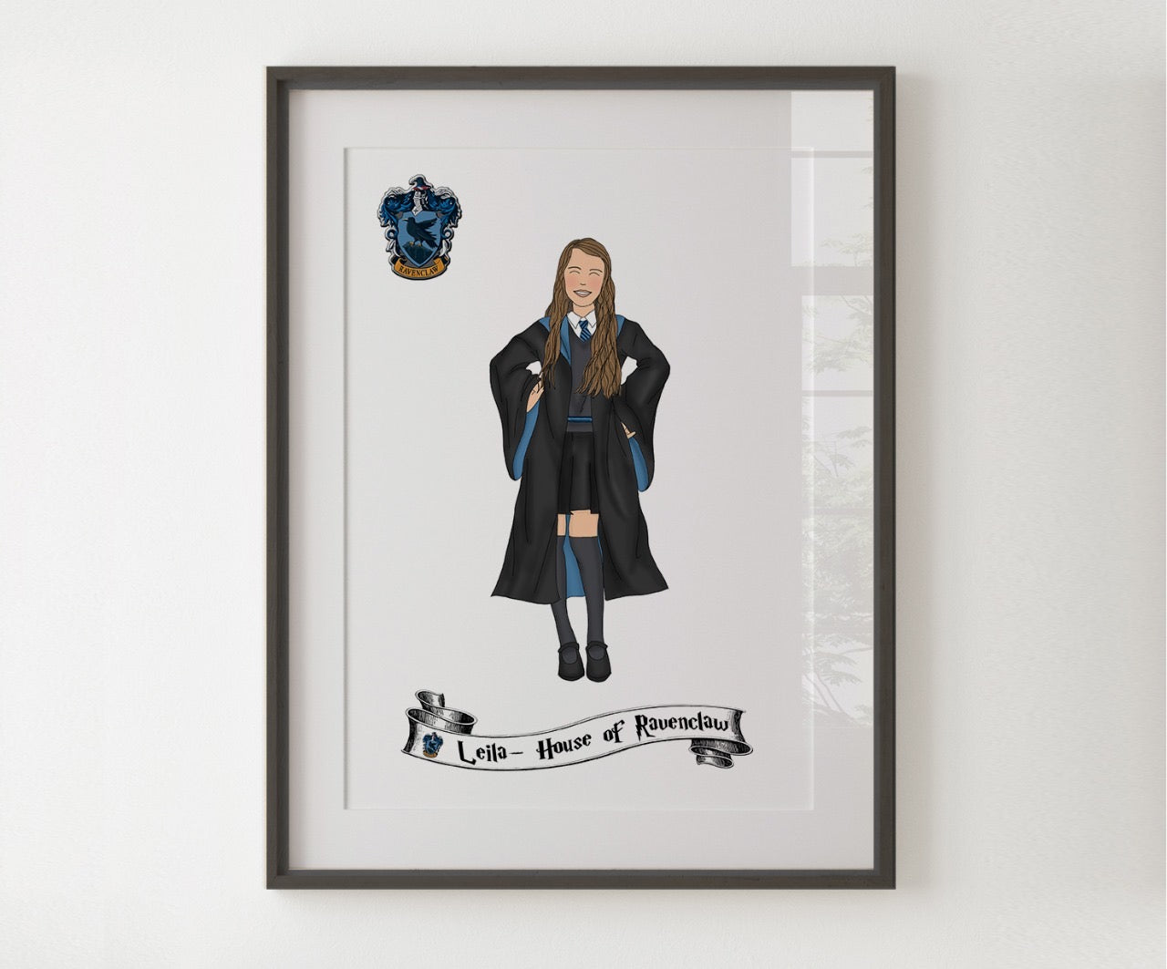 Ravenclaw Personalised Illustration